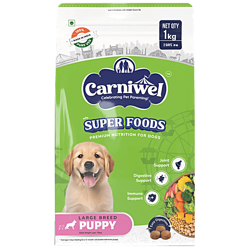 Buy Carniwel Super Foods Puppy Dry Dog Food Large Breed Online