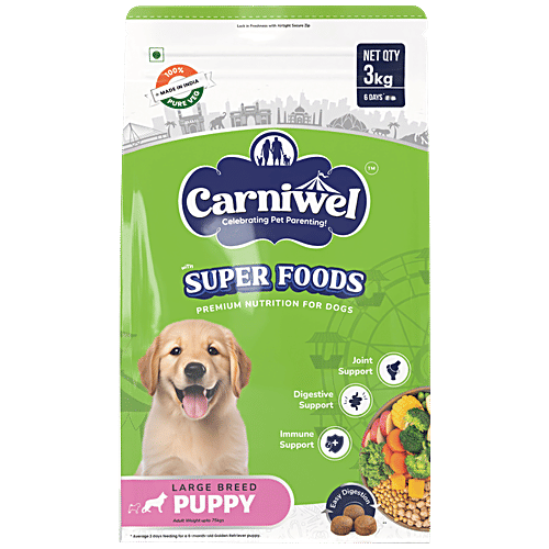 Buy Carniwel Super Foods Puppy Dry Dog Food Large Breed Online
