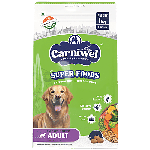 Carniwel Super Foods Adult Dry Dog Food Large Breed, kg