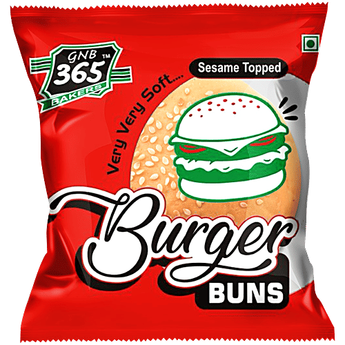 Buy GNB 365 Burger Buns - Sesame Topped Online at Best Price of Rs