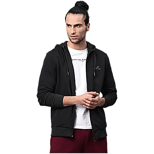 Spiral Men's Regular Fit Hooded Sweatshirt - Gothic Gamer Design, 100% Cotton Fleece Hoodie - View #6