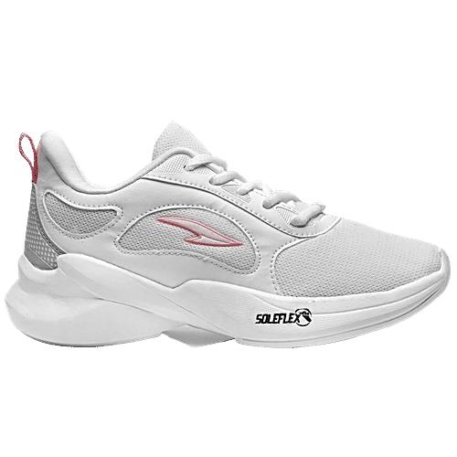 Buy Asian Footwear Women's White Running Shoes Online at Best