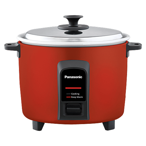 Panasonic India Warmer Series L Electric Rice Cooker With Keep Warm  Function Red, Unit