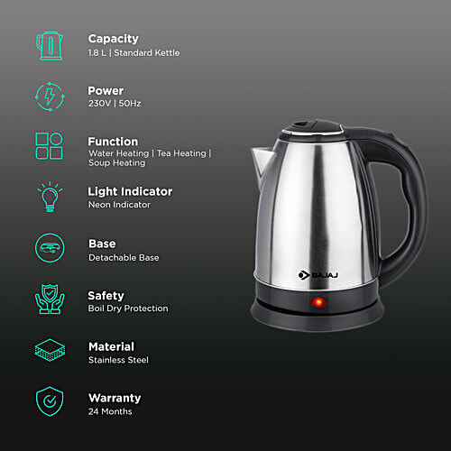 Buy Bajaj Electricals KTX 1500 Watt Litre Electric Kettle with