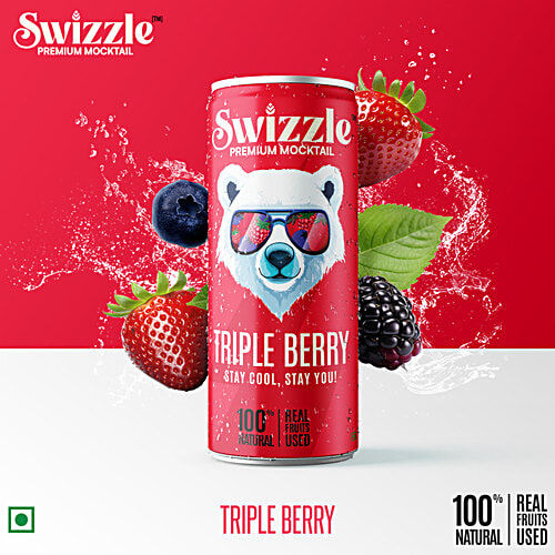 Buy Swizzle Triple Berry Premium Mocktail Online at Best Price of