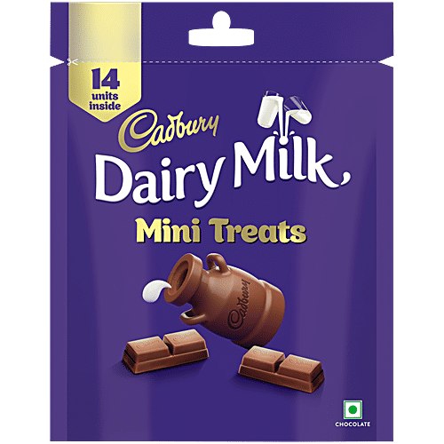 Cadbury Dairy Milk Mini Treats Chocolate Bars, 98 g