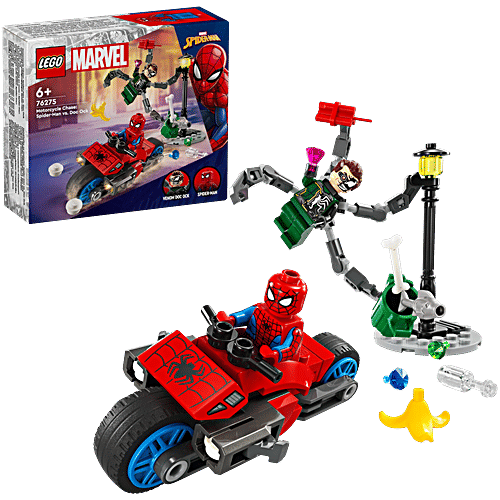 Buy LEGO Marvel Motorcycle Chase Spider-Man Doc Ock 76275