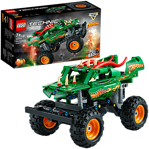 Buy LEGO Technic Monster Jam Dragon Building Toy Set 42149, 217