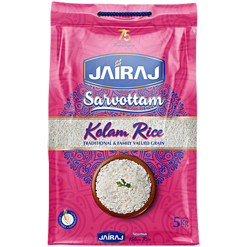 Buy Jairaj Sarvotam Kolam Rice Online at Best Price of Rs 620 - bigbasket