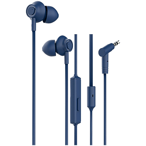 Buy Blaupunkt EM10 Wired Earphone With Mic (In Ear, Blue) Online