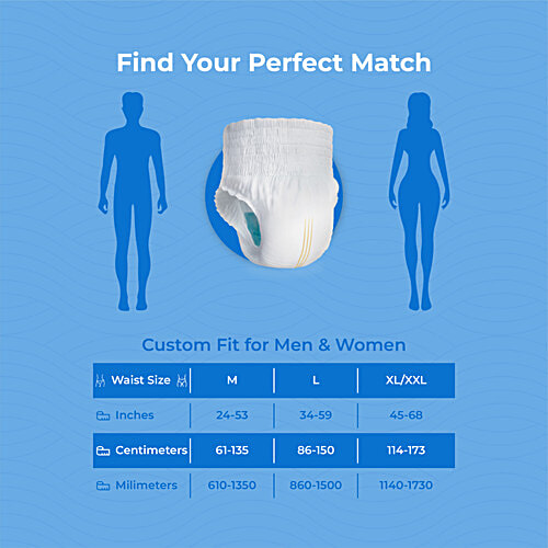 Buy Dignity Premium Adult Pull Up Diapers - XL/XXL, 114-173 cm
