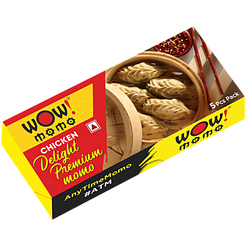 Wow! Momo Delight Premium Chicken Momos, pcs