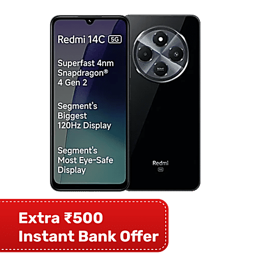 Buy Redmi 14C 5G (4GB RAM, 128GB, Stargaze Black) Online at Best