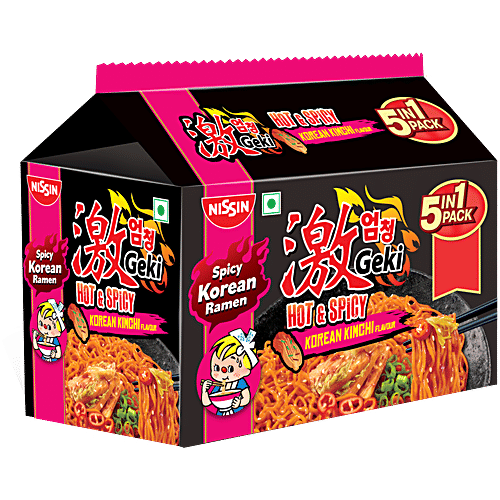 Nissin Geki Korean Kimchi Noodles 400 Gm
