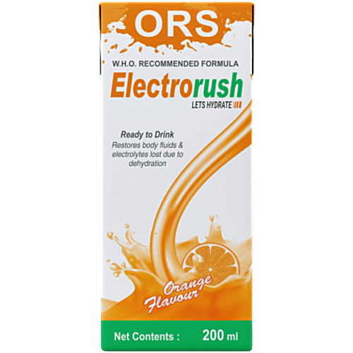 Buy Electrorush Orange Flavour ORS - Ready To Drink Online at Best ...