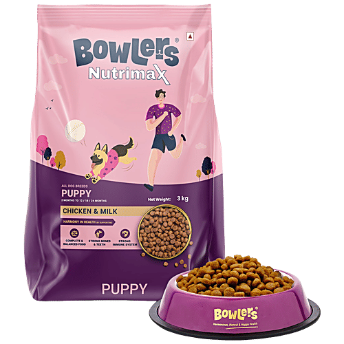 Buy Bowlers Nutrimax Chicken & Milk - Dry Puppy Food Online at Best ...