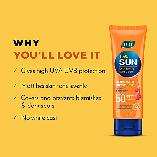 Joy Revivify Ultra Matte Dry Touch Spf 50 Sunscreen 100Ml
