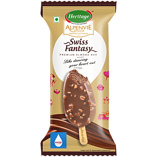 Buy Heritage Alpenvie Swiss Fantasy Premium Almond Bar Online at