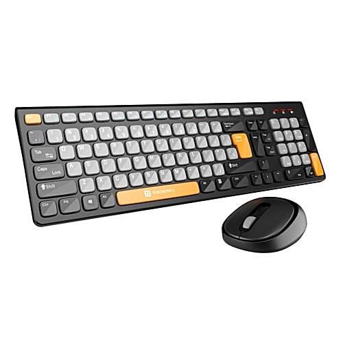 Portronics Key7 Combo Wireless Keyboard Mouse For PC, Laptop Mac,  pcs