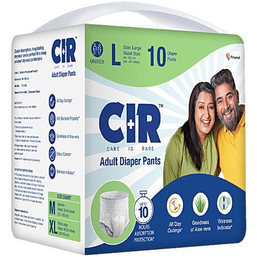 Buy CIR Premium Adult Diaper Pants - Large, Disposable With Wetness ...
