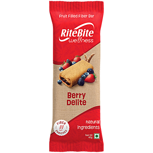Buy RiteBite Max Protein Max Protein Wellness Fruit Filled Berry Delite ...