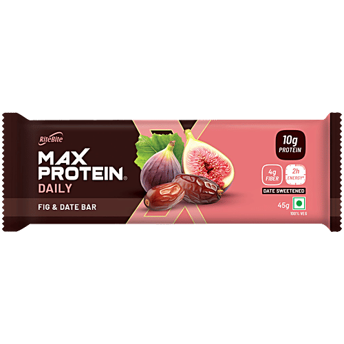 Buy RiteBite Max Protein Max Protein Daily Fig & Date Bar Online at ...