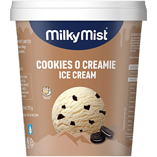 Buy Milky Mist Cookies O Cream Ice Cream Online at Best Price of