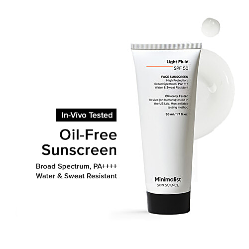 Minimalist Light Fluid Face Sunscreen (SPF 50 PA++++)