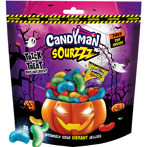 Buy Candyman Sourzzz Sour Jellies Online at Best Price of Rs 50