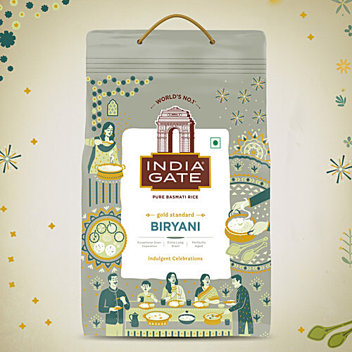 Buy India Gate Biryani Gold Standard Basmati Rice - Perfectly Aged ...