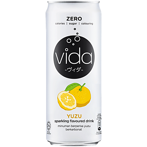 Buy Vida Zero Calorie Yuzu Sparkling Flavoured Drink Online at