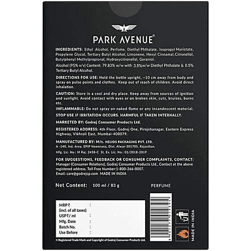 Park Avenue Knight Eau De Parfum 100Ml