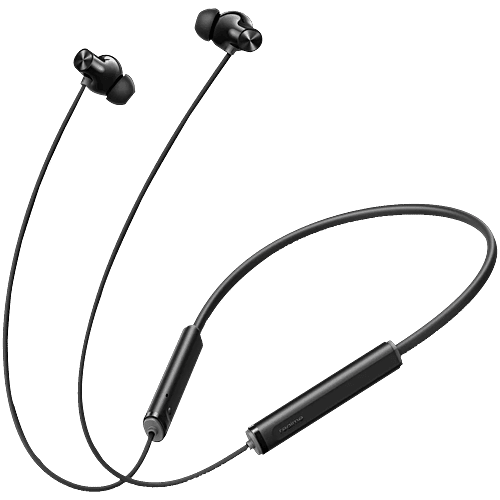 Realme Buds Wireless Neckband With Active Noise Cancellation (IP55 Dust  Water Resistant, Smart De-Wind Technology, Midnight Black), Unit