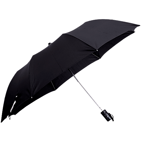 Sun Brand Premium 23-inch 2-Fold Auto Open UV Protective Black Umbrella,  pc