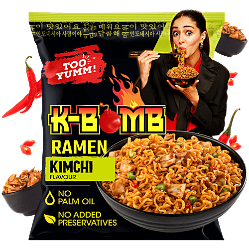 Buy Too Yumm! K-Bomb Ramen Kimchi Flavour Instant Noodles Online