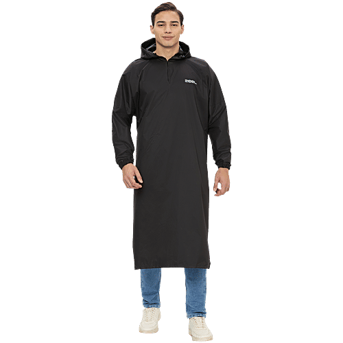Buy Zeel Unisex Fabric Poncho - Black Online at Best Price of Rs