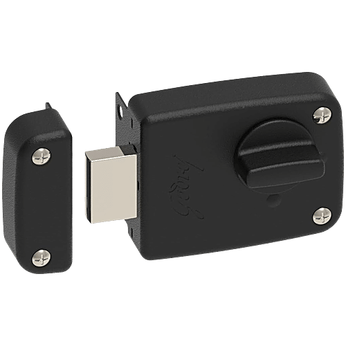 Buy Godrej Locks Deadbolt Compact 1CK Rim Lock With 3 Keys - Textured ...