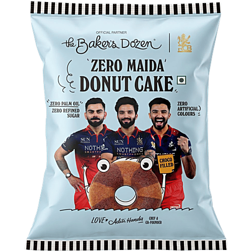 Buy The Baker's Dozen Zero Maida Donut Cake Online at Best Price