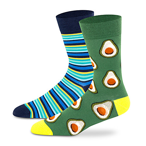 Buy Supersox Unisex Funky Crew Length Socks - Multicolour Online