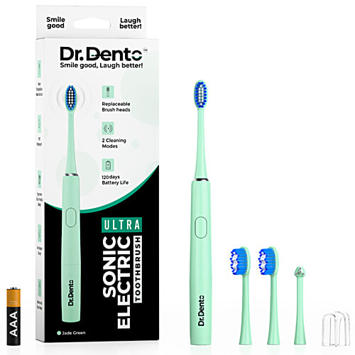 Buy Dr.Dento Ultra Sonic Electric Toothbrush - Jade Green Online