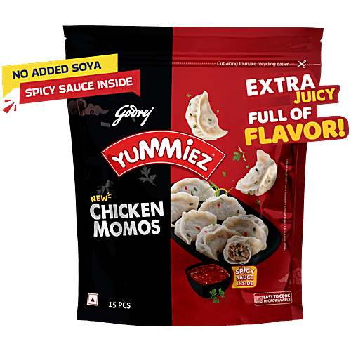 Buy Godrej Yummiez Chicken Momos Online at Best Price of Rs 168.48