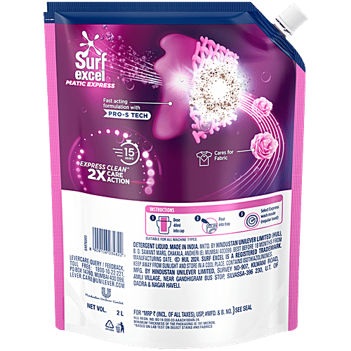 Surf Excel Matic Express Clean & Care Liquid Detergent