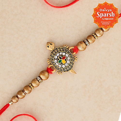 Turtle Raki Buy Daivya Sparsh by bigbasket Turtle Divine Beaded Rakhi Online at ...
