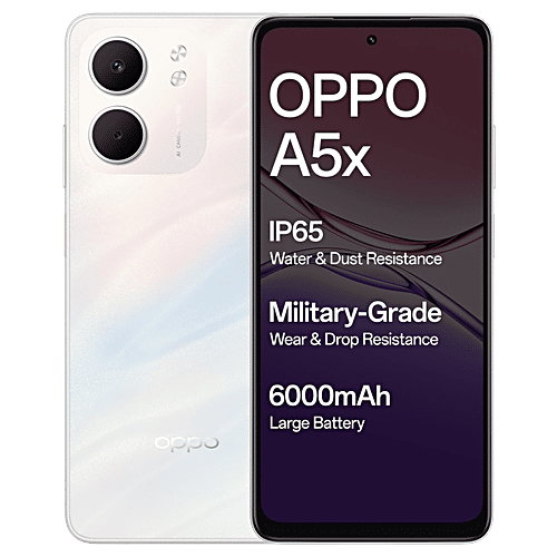 Buy Oppo oppo A5x 5G (4GB RAM, 128GB, Laser White) Online at Best