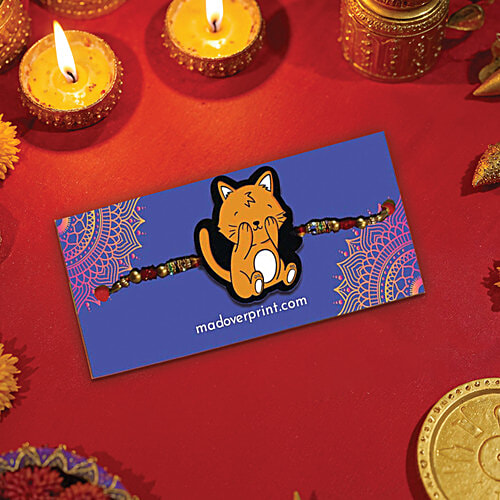 Buy Mad Over Print Cat Pet Rakhi Online at Best Price of Rs 39 - bigbasket