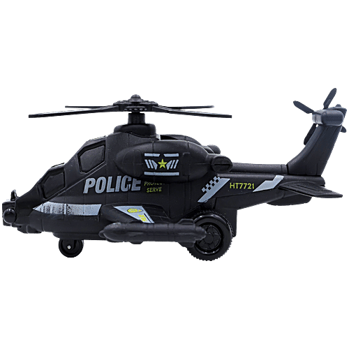 Toy Bharat Friction Helicopter Toy Assorted Colour, pc