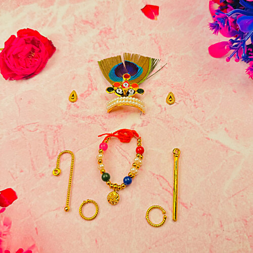 Mangal Bhavan Laddu Gopal Sringar Kit Assorted, pcs