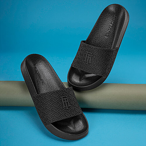 For Men Sliderz Slippers Price Redtape Men's Sliders Black, Pair