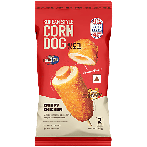 Good Seoul Korean Style Crispy Chicken Corn Dog, 80 g