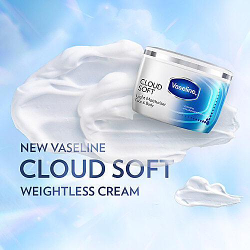 Vaseline Cloud Soft Light Moisturizer 200Ml ( buy 1get 1)